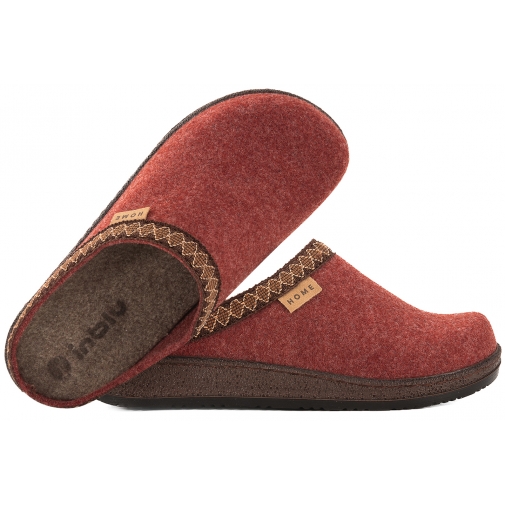 INBLU NL-09 DOMOWE DAMSKIE KAPCIE PAPCIE KLAPKI PU FILC