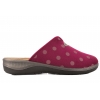 INBLU OD-14 TEKSTYLNE DOMOWE DAMSKIE KAPCIE PAPCIE KLAPKI KOTURN PU bordowe