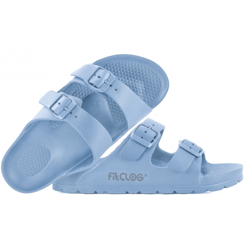 FITCLOG LIKE 011 LEMIGO KLAPKI Z PIANKI EVA DOMOWE BASENOWE OGRODOWE niebieski