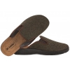 INBLU BG-59 TEKSTYLNE DOMOWE MĘSKIE KAPCIE PAPCIE KLAPKI SKÓRA PU brązowe