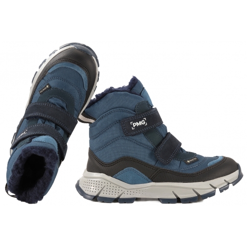 PRIMIGI 8934233 ŚNIEGOWCE TRZEWIKI OCIEPLANE ZIMOWE KOZAKI Z MEMBRANĄ GORE-TEX