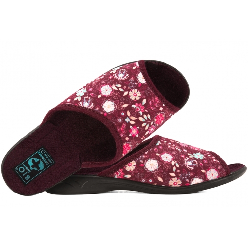 ADANEX 29839 TEKSTYLNE DOMOWE DAMSKIE KAPCIE PAPCIE KLAPKI BIO PU