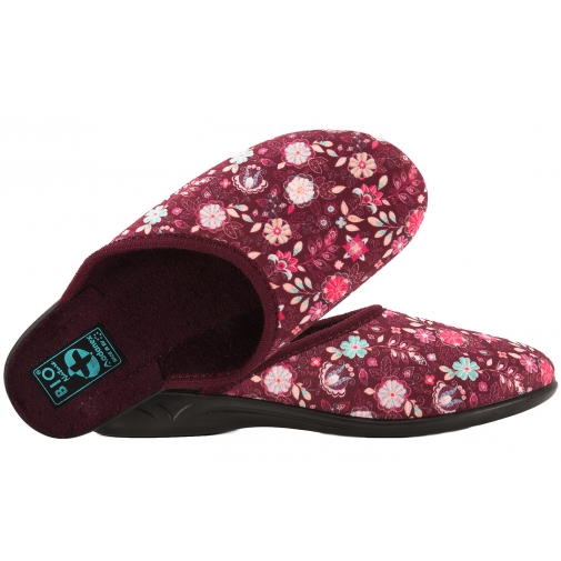 ADANEX 29838 TEKSTYLNE DOMOWE DAMSKIE KAPCIE PAPCIE KLAPKI BIO PU