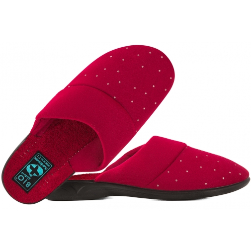 ADANEX 29955 TEKSTYLNE DOMOWE DAMSKIE KAPCIE PAPCIE KLAPKI BIO PU