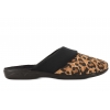 ADANEX 29812 TEKSTYLNE DOMOWE DAMSKIE KAPCIE PAPCIE KLAPKI BIO PU panterka