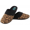 ADANEX 29812 TEKSTYLNE DOMOWE DAMSKIE KAPCIE PAPCIE KLAPKI BIO PU panterka
