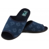 ADANEX 29787 TEKSTYLNE DOMOWE DAMSKIE KLAPKI KAPCIE PAPCIE BIO PU
