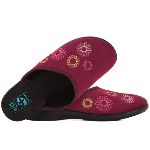 ADANEX 29990 TEKSTYLNE DOMOWE DAMSKIE KAPCIE PAPCIE KLAPKI BIO PU