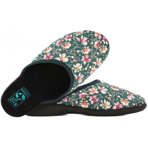 ADANEX 29851 TEKSTYLNE DOMOWE DAMSKIE KAPCIE PAPCIE KLAPKI BIO PU