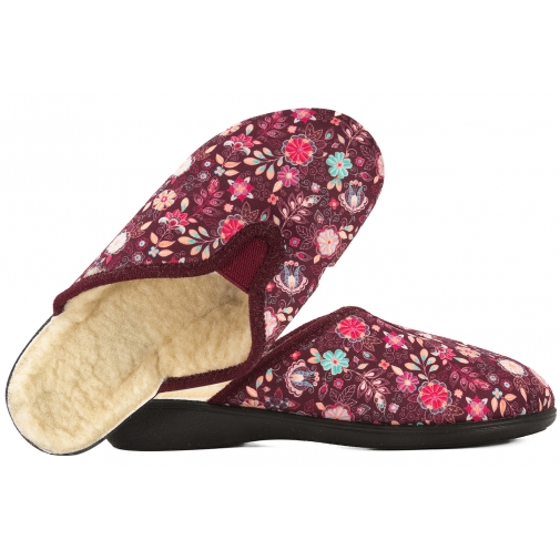 ADANEX 29840 TEKSTYLNE DOMOWE DAMSKIE KAPCIE PAPCIE OCIEPLANE WEŁNĄ BIO PU