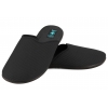 ADANEX 30031 TEKSTYLNE DOMOWE MĘSKIE KAPCIE PAPCIE KLAPKI BIO PU czarne