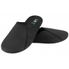 ADANEX 29998 TEKSTYLNE DOMOWE MĘSKIE KAPCIE PAPCIE KLAPKI BIO PU czarne