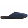 ADANEX 29999 TEKSTYLNE DOMOWE MĘSKIE KAPCIE PAPCIE KLAPKI BIO PU granatowe