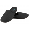 ADANEX 29997 TEKSTYLNE DOMOWE MĘSKIE KAPCIE PAPCIE KLAPKI BIO PU czarne