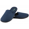 ADANEX 29996 TEKSTYLNE DOMOWE MĘSKIE KAPCIE PAPCIE KLAPKI BIO PU granatowe