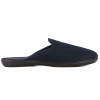 ADANEX 29993 TEKSTYLNE DOMOWE MĘSKIE KAPCIE PAPCIE KLAPKI BIO PU granatowe