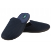 ADANEX 29993 TEKSTYLNE DOMOWE MĘSKIE KAPCIE PAPCIE KLAPKI BIO PU granatowe