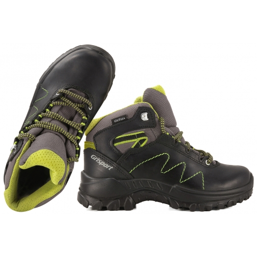 GRISPORT 9394PV15G BUTY TREKKINGOWE DZIECIĘCE WYSOKIE MEMBRANA SKÓRA