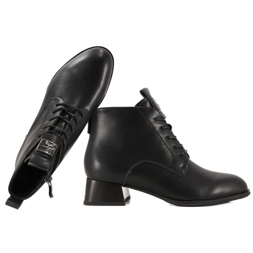 JANKOWSKI JK/B-3-309 TRZEWIKI OCIEPLANE BOTKI ZIMOWE KOZAKI SKÓRZANE DAMSKIE