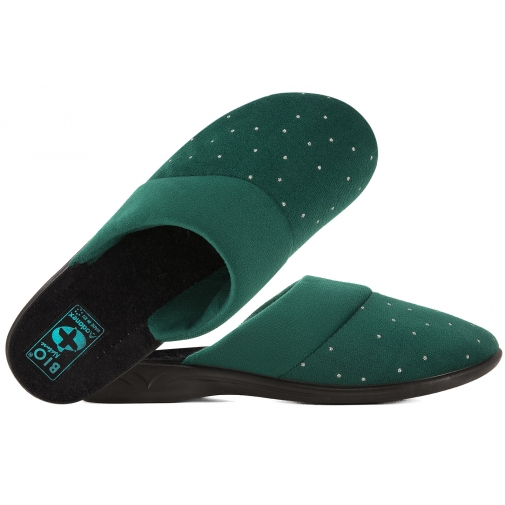 ADANEX 29959 TEKSTYLNE DOMOWE DAMSKIE KAPCIE PAPCIE KLAPKI BIO PU