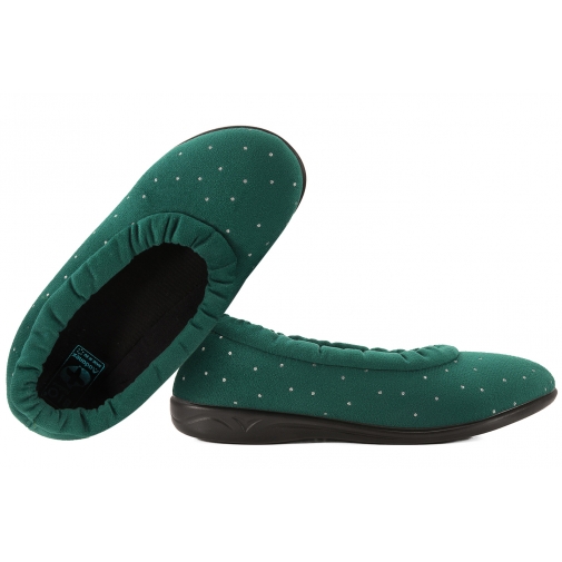 ADANEX 29969 BALERINY TEKSTYLNE DOMOWE BAMBOSZE KAPCIE PAPCIE PEŁNE