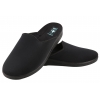 ADANEX 29877 TEKSTYLNE DOMOWE MĘSKIE KAPCIE PAPCIE KLAPKI BIO PU czarne