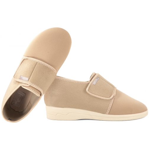 ADANEX 29626 BAMBOSZE TEKSTYLNE DOMOWE PEŁNE KAPCIE PAPCIE NA HALUKSY ORTOline