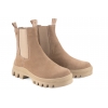 FILIPPO DBT4163 BOTKI DAMSKIE KOZACZKI ZIMOWE OCIEPLANE ZAMSZOWE beż