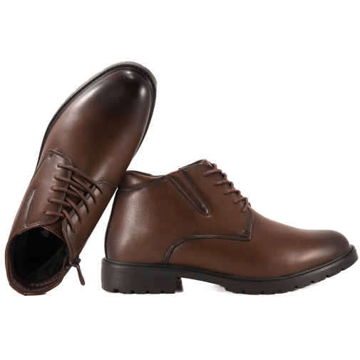 VANHORN 25-04301BR TRZEWIKI ZIMOWE OCIEPLANE MĘSKIE brązowe