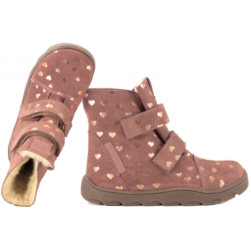 EMEL EV2745D BAREFOOT TRZEWIKI ZIMOWE OCIEPLANE WEŁNA WODOODPORNE MEMBRANA