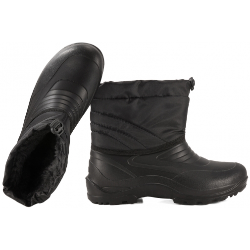 REALPAKS ETBM-9/7 ŚNIEGOWCE MĘSKIE KALOSZE ZIMOWE OCIEPLANE EVA czarne