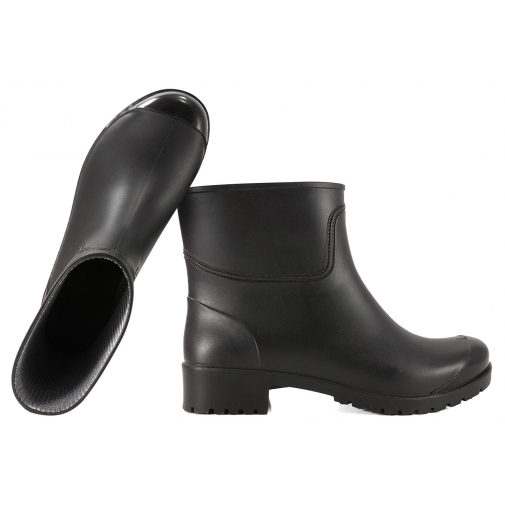 REALPAKS BG-6/2 KALOSZE DAMSKIE GUMOWCE KRÓTKIE czarne