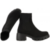 FILIPPO DBT4222 KOZACZKI OCIEPLANE ZIMOWE DAMSKIE BOTKI EKO ZAMSZ czarne