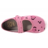 RAWEKS DOROTKA D52 BALERINKI TEKSTYLNE DZIEWCZĘCE DOMOWE KAPCIE skóra wkładka