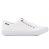 BIG STAR W274835 PÓŁTRAMPKI DAMSKIE TENISÓWKI TEKSTYLNE TRAMPKI białe