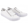 BIG STAR W274835 PÓŁTRAMPKI DAMSKIE TENISÓWKI TEKSTYLNE TRAMPKI białe