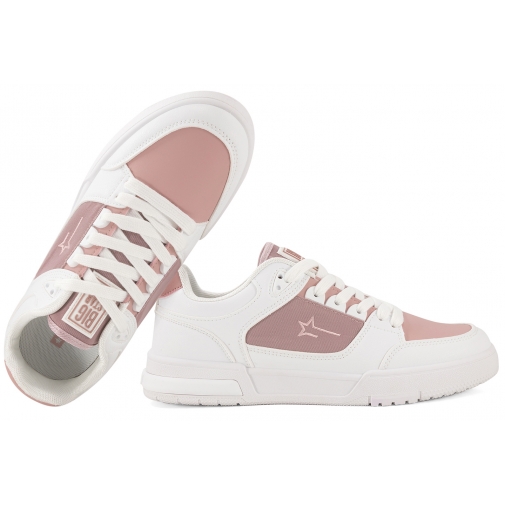 BIG STAR RR274A251 BUTY SPORTOWE SNEAKERSY PÓŁBUTY DAMSKIE białe