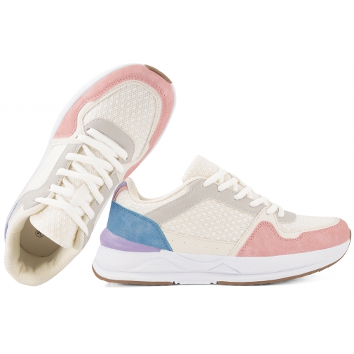 ATLETICO WY23593 BUTY SPORTOWE SNEAKERSY MŁODZIEŻOWE DAMSKIE PU