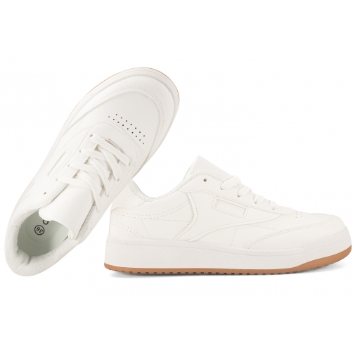 ATLETICO WY23719 BUTY SPORTOWE SNEAKERSY MŁODZIEŻOWE DAMSKIE białe