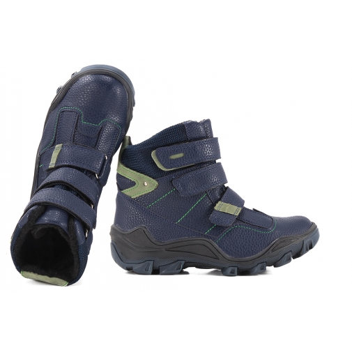 KORNECKI 4372 TRZEWIKI OCIEPLANE ZIMOWE KOZAKI CHŁOPIĘCE