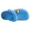HASBY K911A KLAPKI PEŁNE SANDAŁKI DZIECIĘCE Z PIANKI EVA błękitne
