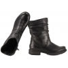 AXEL 4470 KOZAKI SKÓRZANE OCIEPLANE DAMSKIE BOTKI ZIMOWE czarne