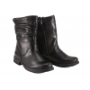 AXEL 4470 KOZAKI SKÓRZANE OCIEPLANE DAMSKIE BOTKI ZIMOWE czarne