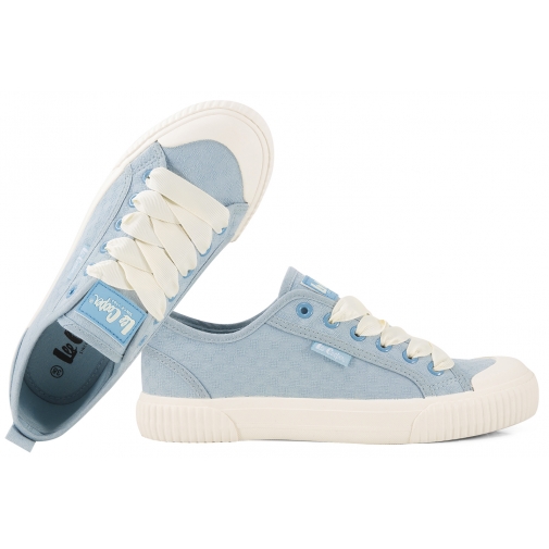 LEE COOPER LCW-25-02-3279LA  PÓŁTRAMPKI DAMSKIE TENISÓWKI TEKSTYLNE TRAMPKI błękit