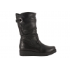 AXEL 4400 KOZAKI SKÓRZANE OCIEPLANE DAMSKIE BOTKI ZIMOWE czarne