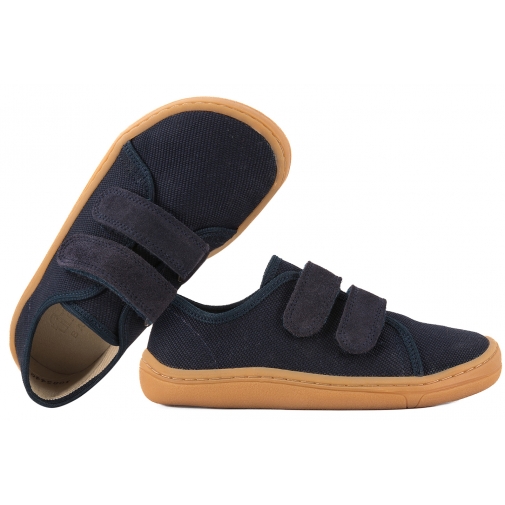 FRODDO G1700379-8 BAREFOOT PÓŁBUTY TEKSTYLNE KAPCIE TRAMPKI SKÓRA WKŁADKA