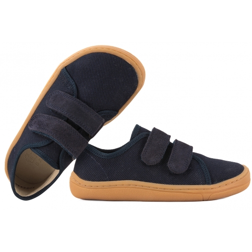 FRODDO G1700379-8 BAREFOOT PÓŁBUTY TEKSTYLNE KAPCIE TRAMPKI SKÓRA WKŁADKA