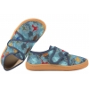 FRODDO G1700408-10 BAREFOOT PÓŁBUTY TEKSTYLNE KAPCIE PAPCIE TRAMPKI SKÓRA
