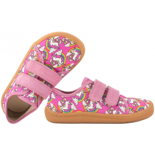 FRODDO G1700379-4 BAREFOOT PÓŁBUTY TEKSTYLNE KAPCIE TRAMPKI SKÓRA WKŁADKA