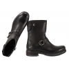 SIMEN 9759 SKÓRZANE KOZACZKI DAMSKIE ZIMOWE BOTKI OCIEPLANE czarne